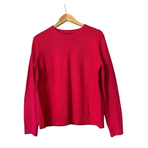 Banana Republic Women’s Lofty Crew Neck Long Sleeve Pullover Sweater Pink Size L - Picture 1 of 10